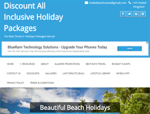 Tablet Screenshot of cheapholidaysabroad.co.uk